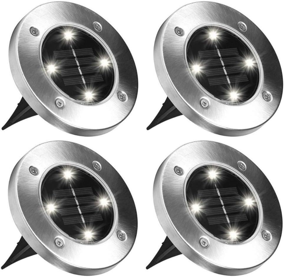 Paquete de 4 luces solares para jardines — imagen 1