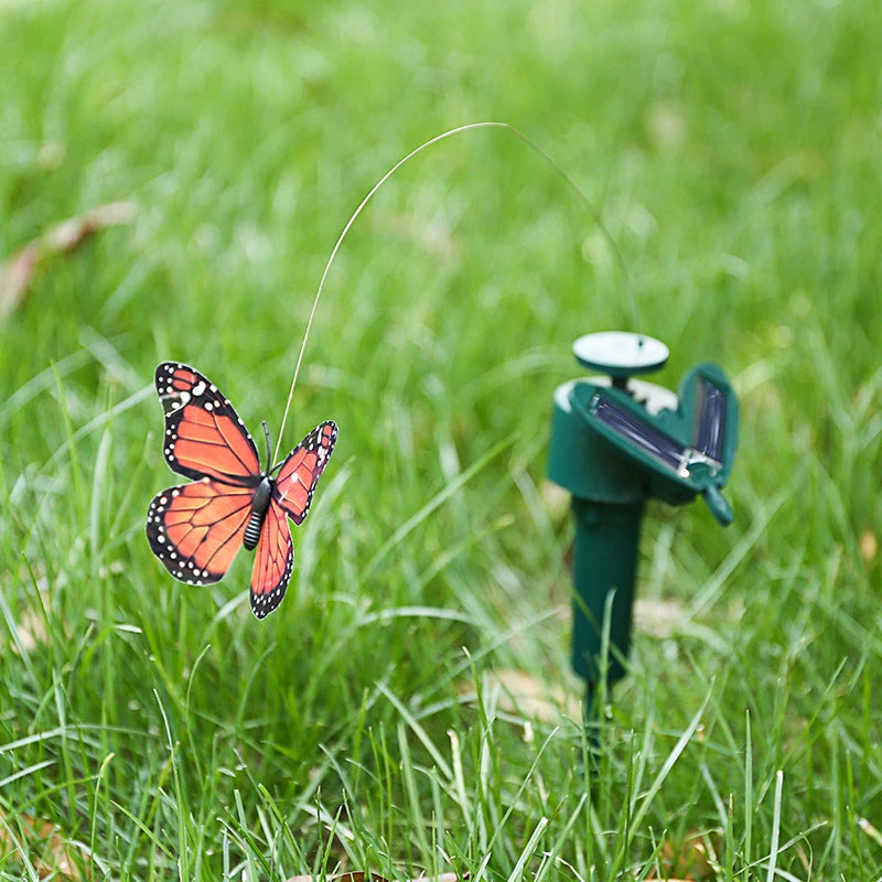 Estaca Solar Mariposa 40cm - Iluminación LED Jardín — imagen 1