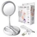 Espejo Doble con LED y Aumento x10 — imagen 1