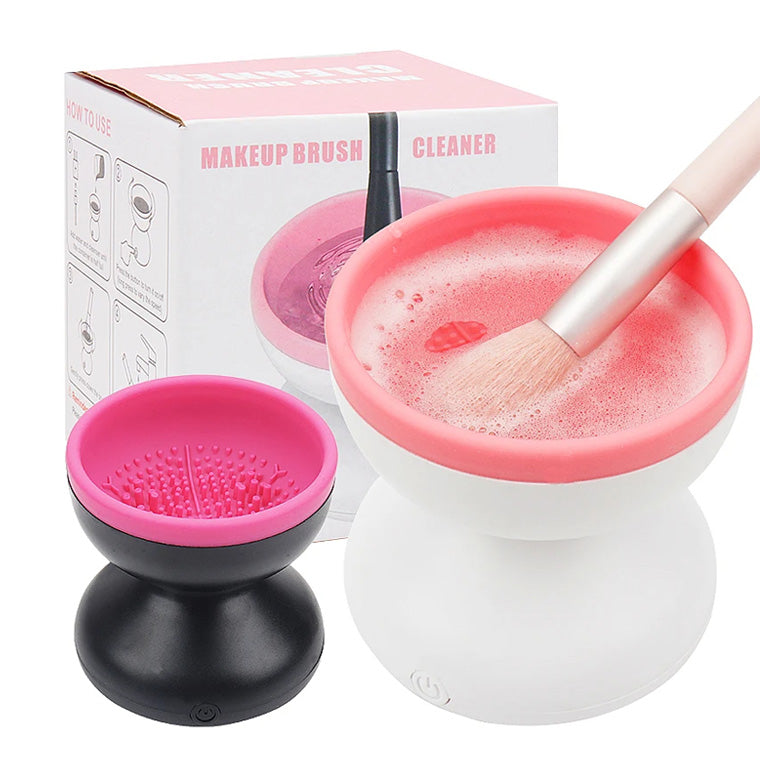 Limpiador Eléctrico Automático para Brochas de Maquillaje USB