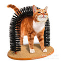 Cepillo Masajeador para Gatos con Juguete y Rascador