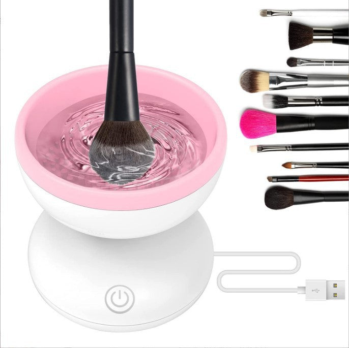 Limpiador Eléctrico Automático para Brochas de Maquillaje USB