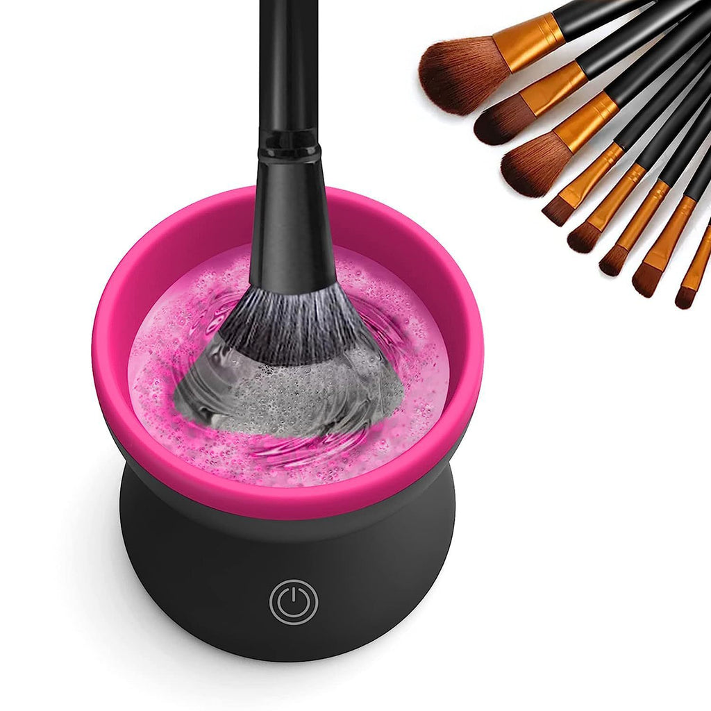 Limpiador Eléctrico Automático para Brochas de Maquillaje USB