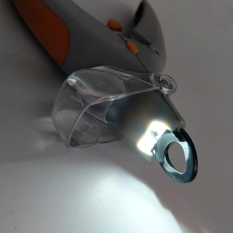 Cortaúñas para Mascotas con LED y Lupa 5x