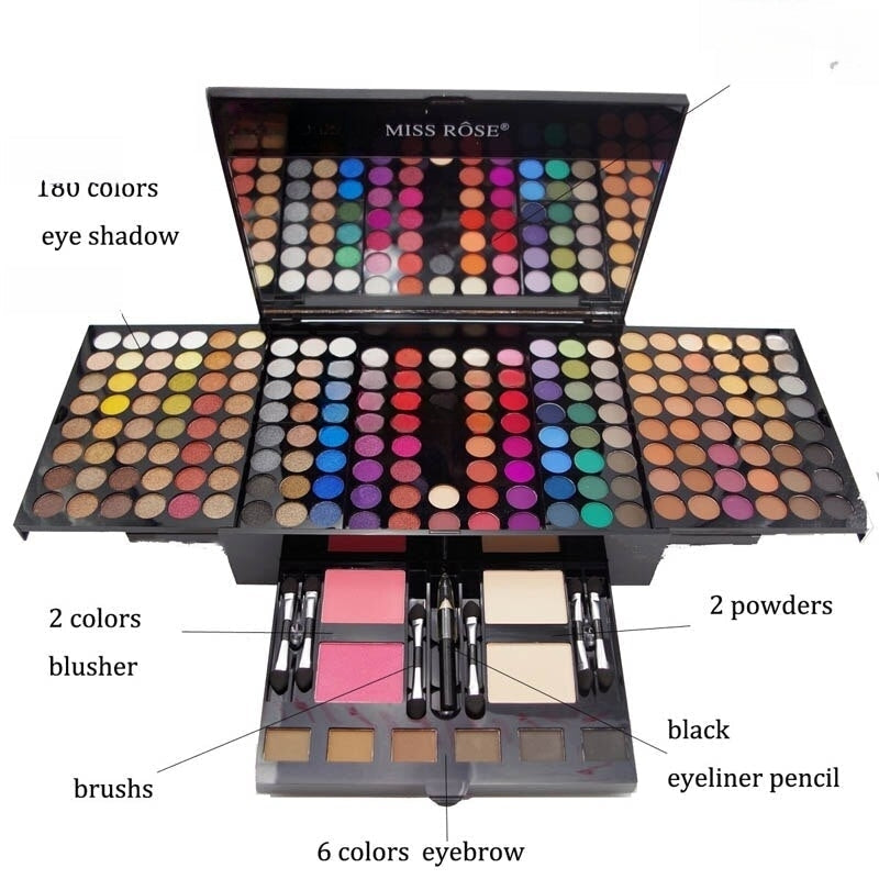 Paleta de Maquillaje Piano 180 Colores Sombras y Coloretes