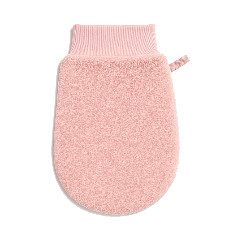 Guantes de Baño Exfoliantes de Arena y Barro (Rosa 14x21cm)